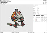 ROSE1 Embroidery File 6 size