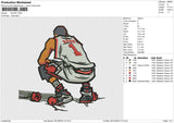 ROSE1 Embroidery File 6 size