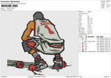 ROSE1 Embroidery File 6 size