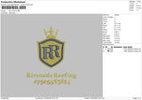 Roofingtext Embroidery File 6 sizes