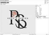 RS logo Embroidery File 6 size