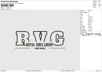 RVG Embroidery File 6 size