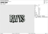RWYS Embroidery File 6 size