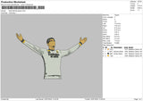 Player Madrid Embroidery File 6 size