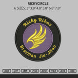 Rickeycircle Embroidery File 6 sizes