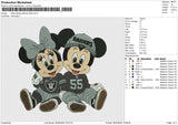 Rider Mickey Minnie Embroidery File 6 size