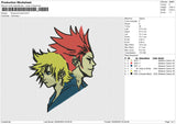 Roxas and Axel Embroidery
