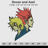 Roxas and Axel Embroidery