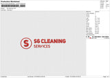 S6 cleaning Embroidery File 6 size