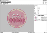 Saborcircle Embroidery File 6 sizes