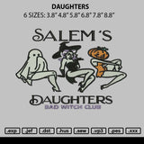 Daugthers Embroidery File 6 sizes