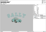 Sally0812 Embroidery File 6 sizes