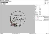 Saritatext Embroidery 2 Files