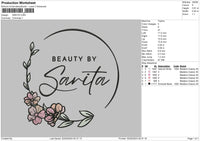 Saritatext Embroidery 2 Files