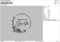 Saritatext Embroidery 2 Files