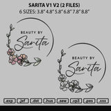 Saritatext Embroidery 2 Files