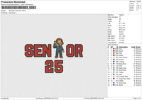 SENIOR CHUCKY Embroidery File 6 size