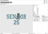 SENIOR GRUMPY V2 Embroidery File 6 size