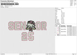 SENIOR HK 25 Embroidery File 6 size