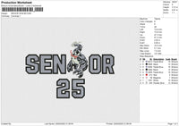SENIOR VENOM Embroidery File 6 size