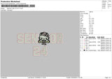 Seniorkitty 2204 Embroidery File 6 sizes