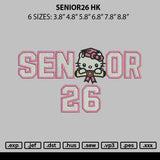 Senior26 Hk Embroidery File 6 sizes