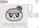 SEVENTEEN Embroidery File 6 size