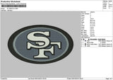 Sf Circle Bw Embroidery File 6 sizes