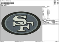 Sf Circle Bw Embroidery File 6 sizes