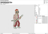 SFERA EBBASTA Embroidery File 6 size