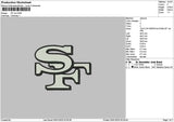 Sf Bw Embroidery File 6 sizes