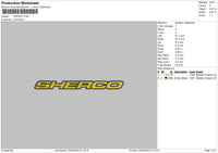 Shercotext Embroidery File 6 sizes