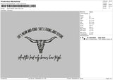 Kindtext001 Embroidery File 6 sizes