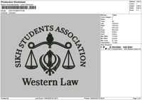 Sikhtext Embroidery File 6 sizes