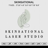 SKINSATIONAL Embroidery File 6 size