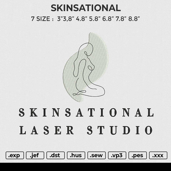 SKINSATIONAL Embroidery File 6 size