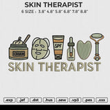 SKIN THERAPIST Embroidery File 6 size