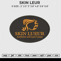 SKIN LEUR Embroidery File 6 size