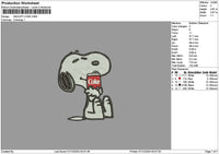 Snoopycoke Embroidery File 6 sizes