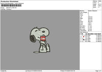 Snoopycoke Embroidery File 6 sizes