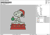 Snoopysnow 1909 Embroidery File 6 sizes