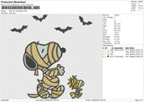 SNOOPY Bandaged Embroidery File 6 size