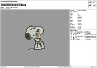 Snoopy Coke 03 Embroidery File 6 sizes