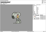 Snoppy Poppi Embroidery File 6 sizes