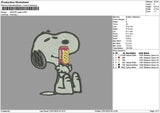Snoppy Poppi Embroidery File 6 sizes