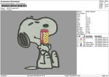 Snoppy Poppi Embroidery File 6 sizes