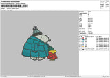 Snoopy Winter 0302 Embroidery File 6 sizes