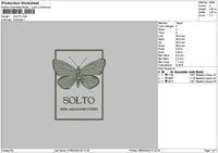 Soltotext Embroidery File 6 sizes