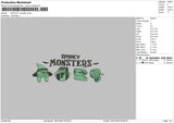 Monsters 1607 Embroidery