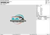 Sr Truck 02 Embroidery File 6 sizes